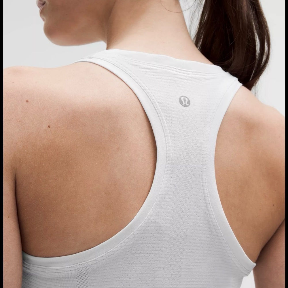 Lululemon Athletica White Tank Top